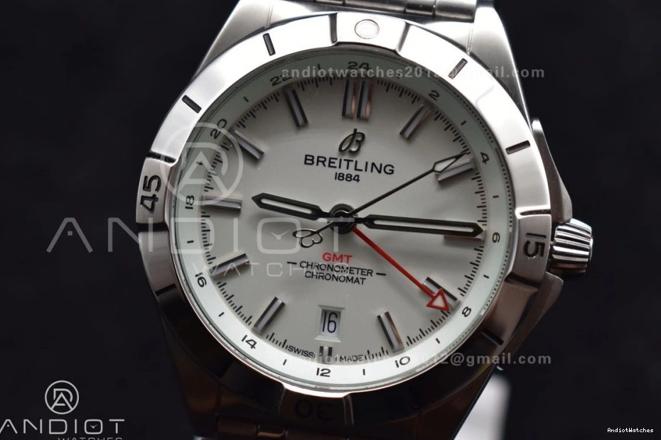 White Bracelet BLS Factory 1:1 Breitling GMT On 532 SS Best Chronomat 40mm A Edition HighPerformance Automatic Dial 1002